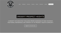 Desktop Screenshot of crossfitprospectheights.com